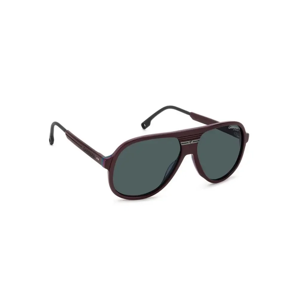 New  Carrera C SPORT 07/S LHFKU Men Burgundy Aviator Sunglasses Authentic